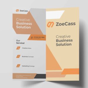 Brochures Double DL folded to DL